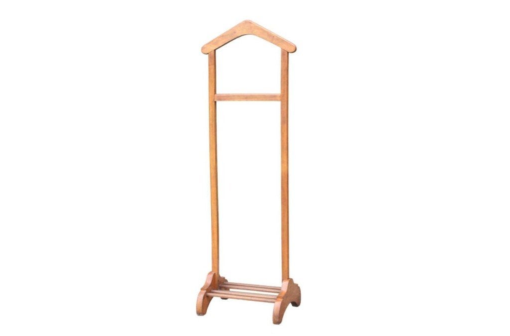 Vintage houten dressboy kledingstandaard jaren 60, Huis en Inrichting, Ophalen