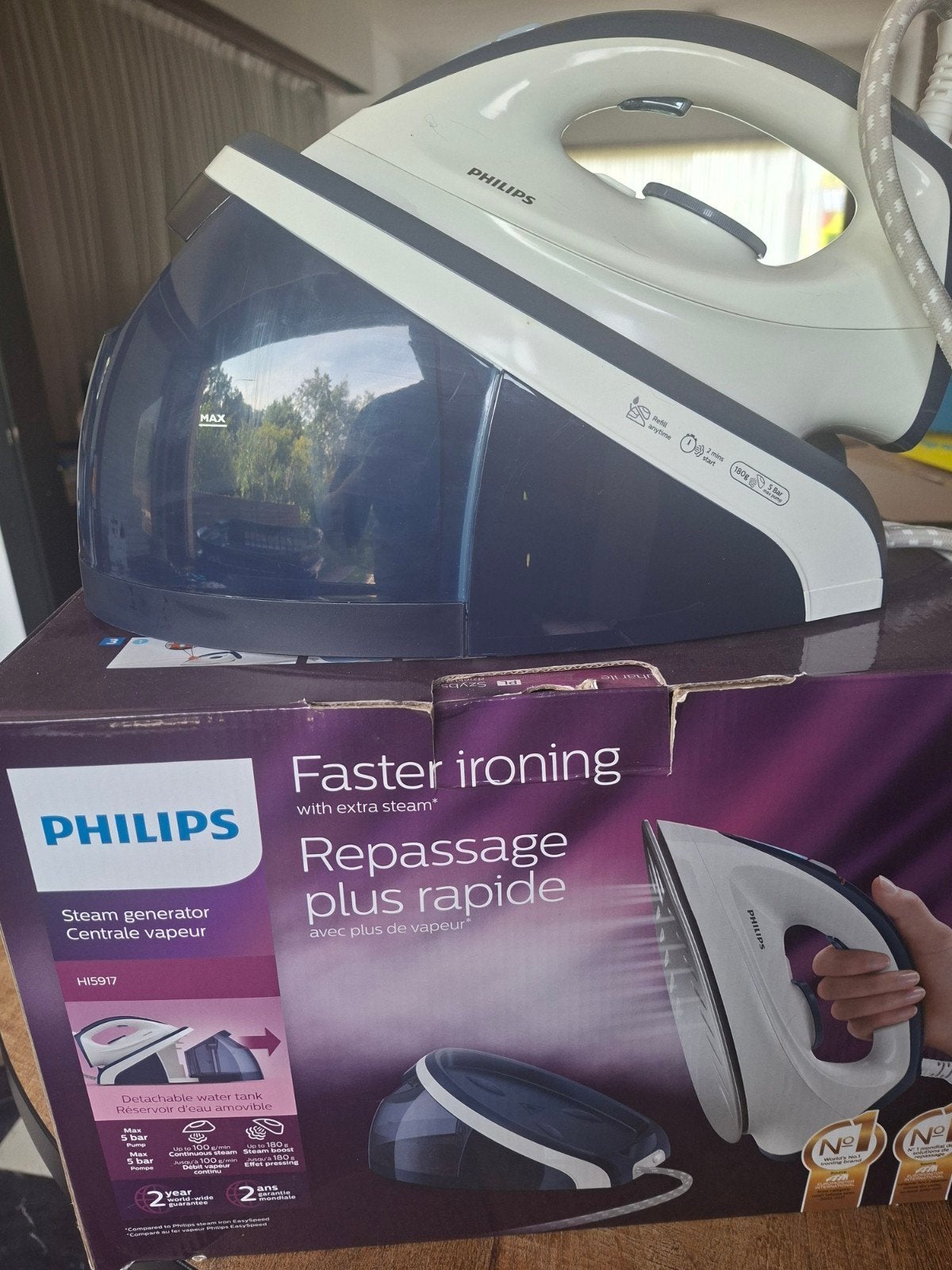 Philips HI5917/20 Strijkijzer, Enlèvement