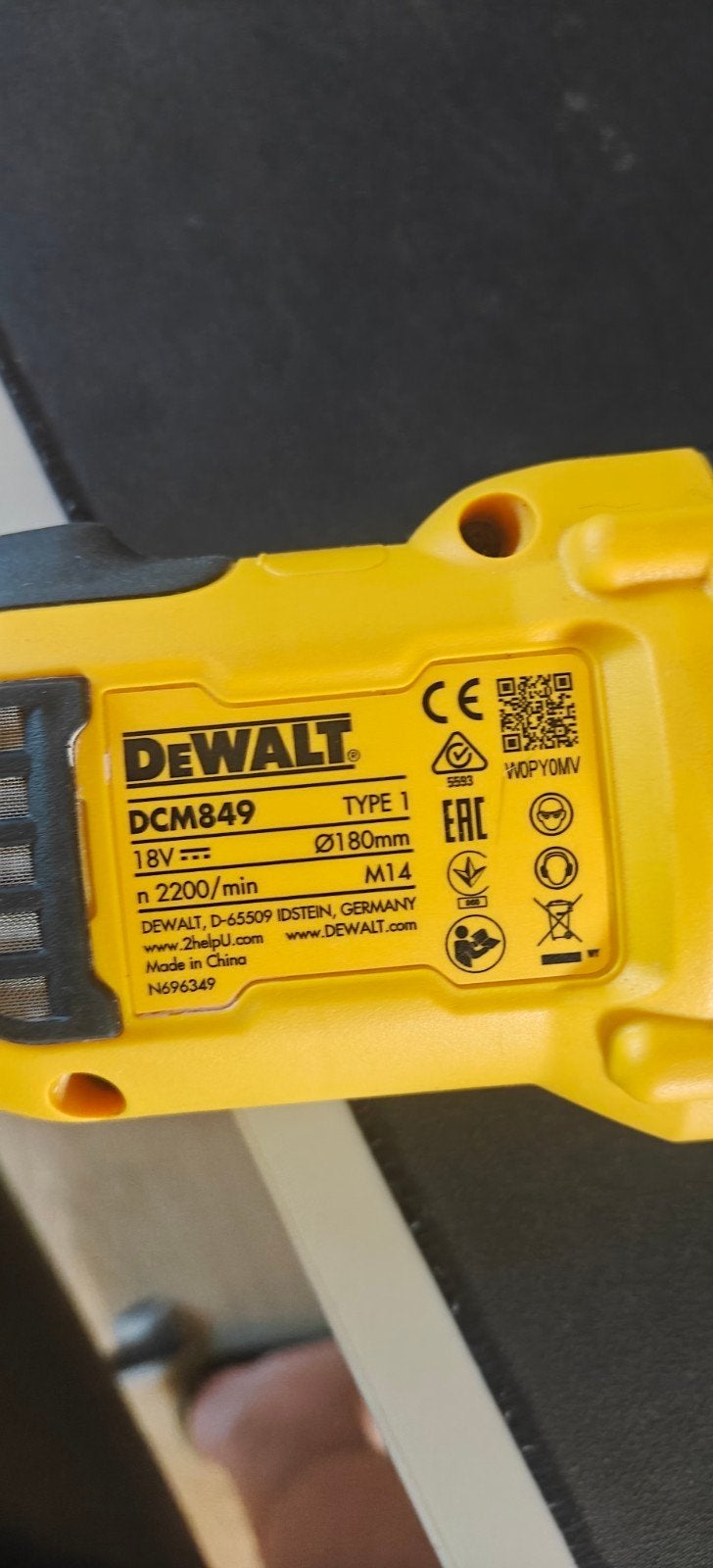 DeWalt brushless haakse slijper 125mm, Doe-het-zelf en Bouw, Ophalen
