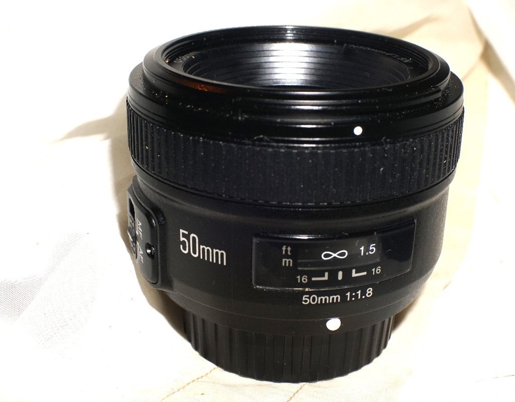 Nikon YONGNUO YN AF 50mm 1.8 - Lens, Audio, Tv en Foto, Nikon, Autofocus, Ophalen of Verzenden, Zo goed als nieuw