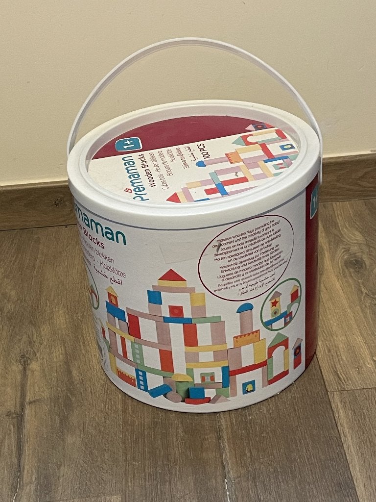 Houten blokken, Kinderen en Baby's, Ophalen, Gebruikt, Overige typen