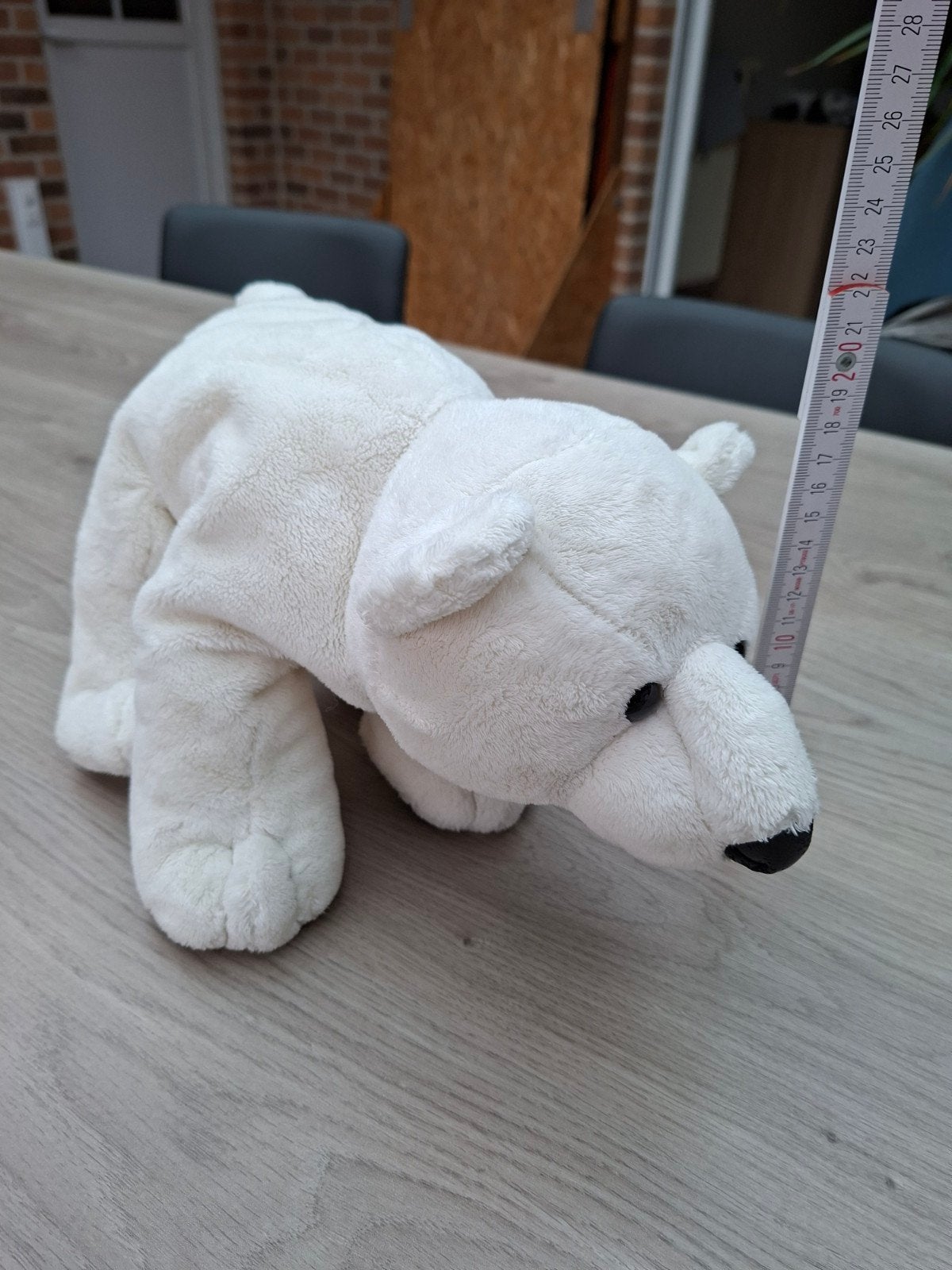 ijsbeer knuffel, Ophalen, Zo goed als nieuw, Wit, Middelgroot (20 tot 80 cm)