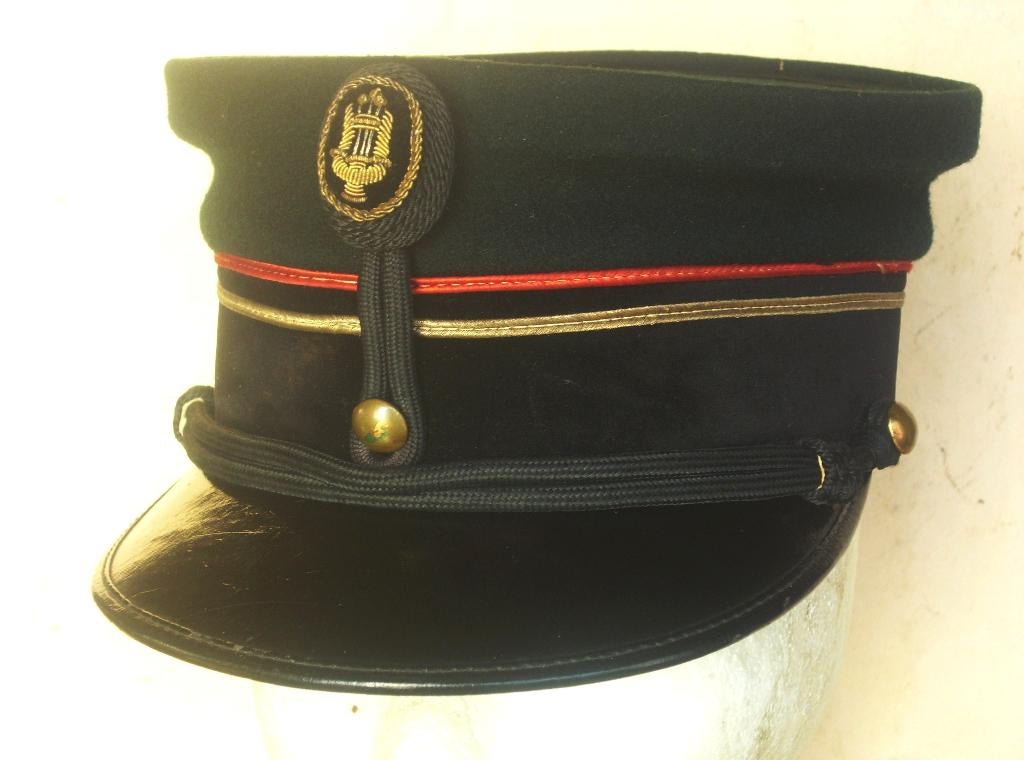 Chasseur musicien Garde Civique Courtrai képi Pontus shako, Verzamelen, Militaria | Algemeen, Landmacht, Helm of Baret, Verzenden