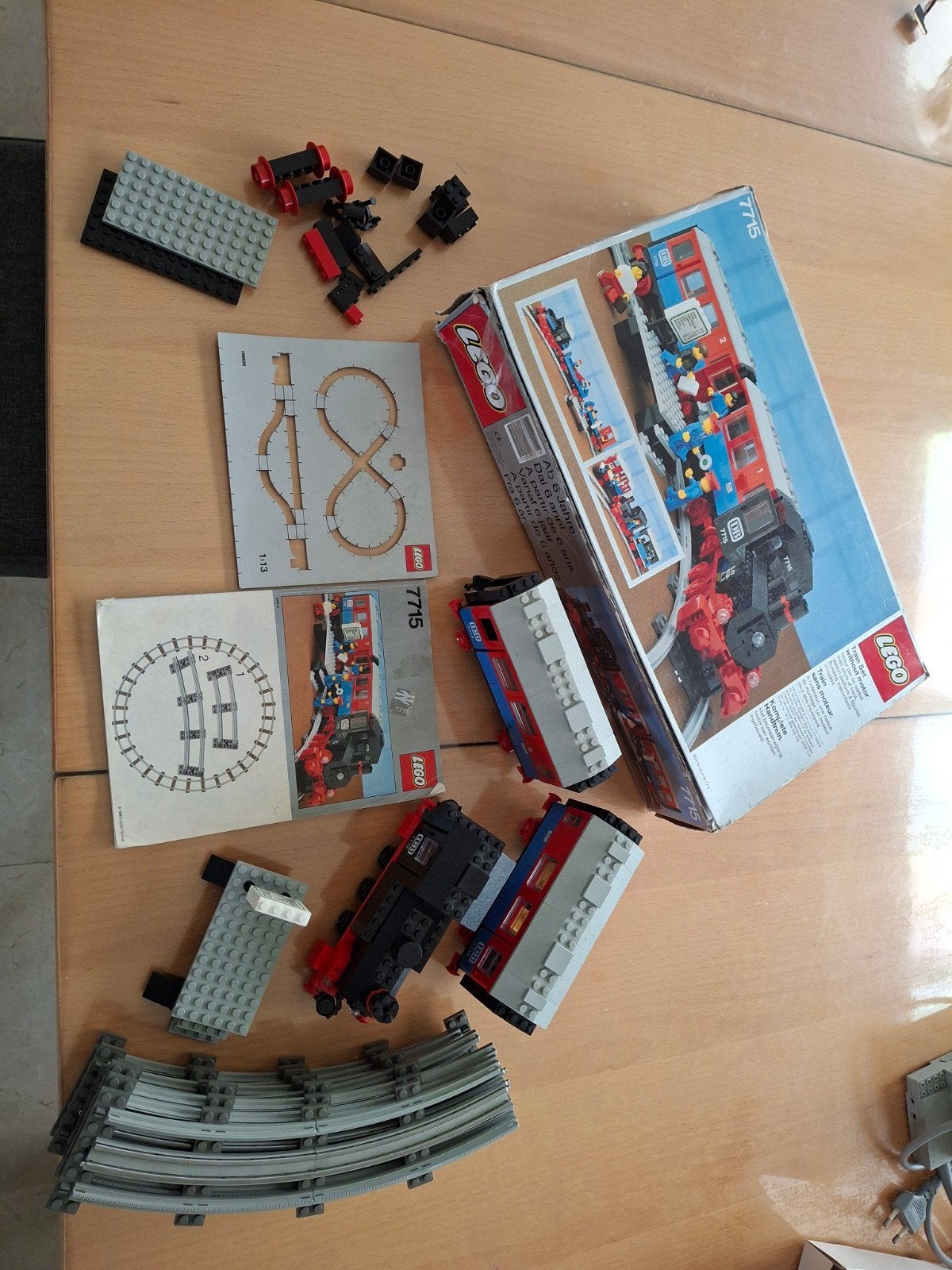 set lego 7715 Train à vapeur de passagers Push-Along, Enfants & Bébés, Lego, Instructions incluses, Utilisé, Autres types