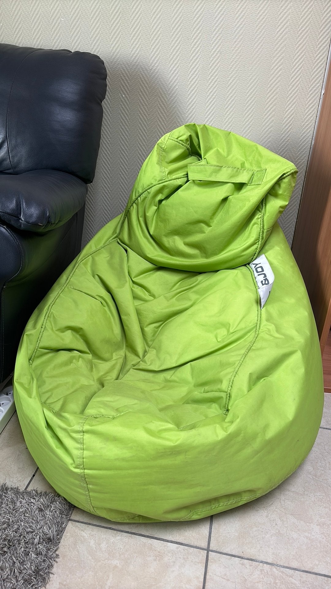 Pouf, Enlèvement, Comme neuf, Vert, Pouf