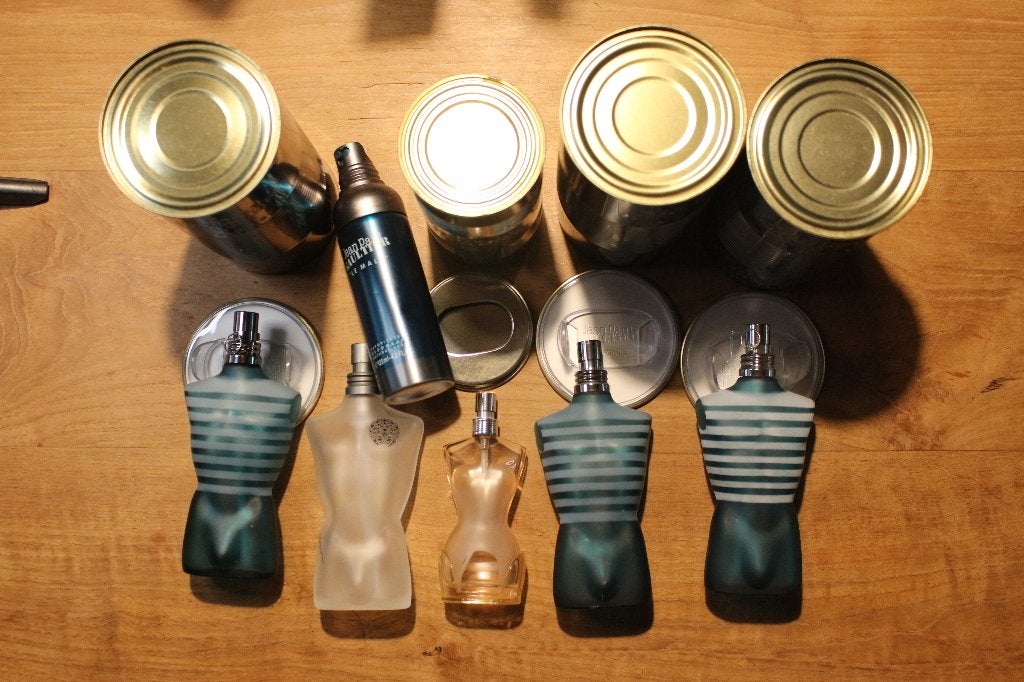 Collection Lot de flacons de parfum eau de toilette vides, Collections, Enlèvement, Utilisé, Bouteille de parfum