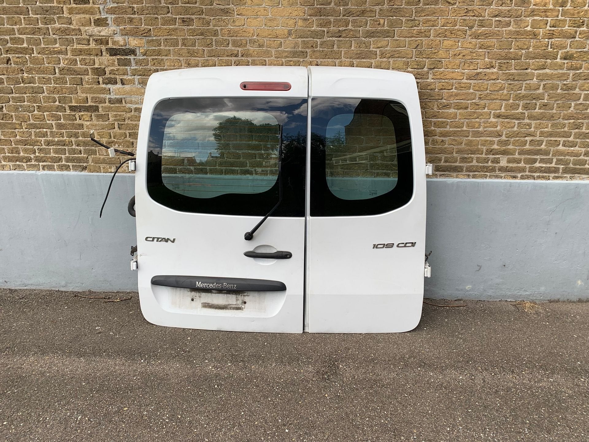 mercedes citan achterdeur links rechts 2012-2021  wit 415, Arrière, Haillon arrière, Utilisé, -