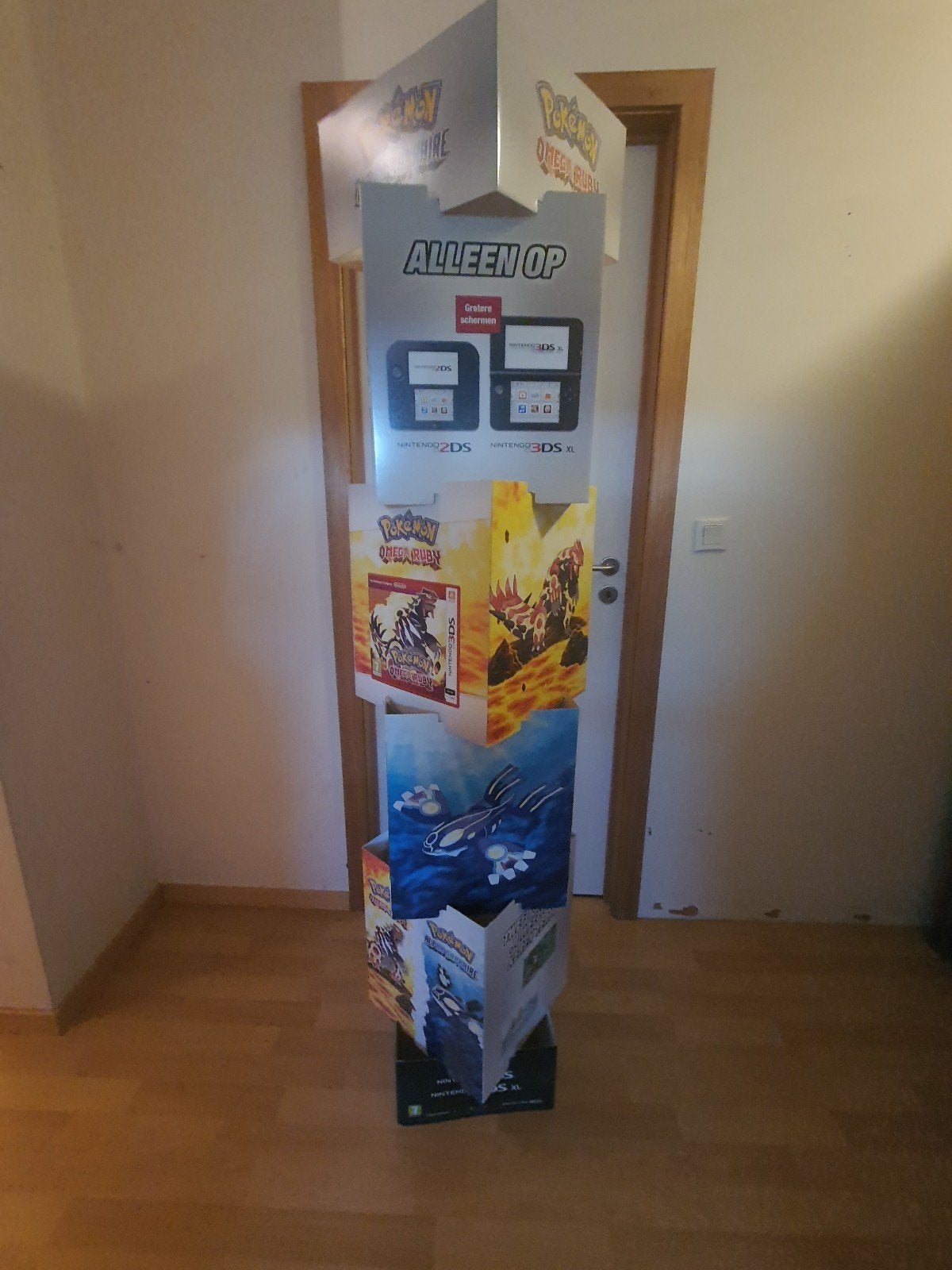 Nintendo XL.promo display.2ds 3ds pokemon, Ophalen