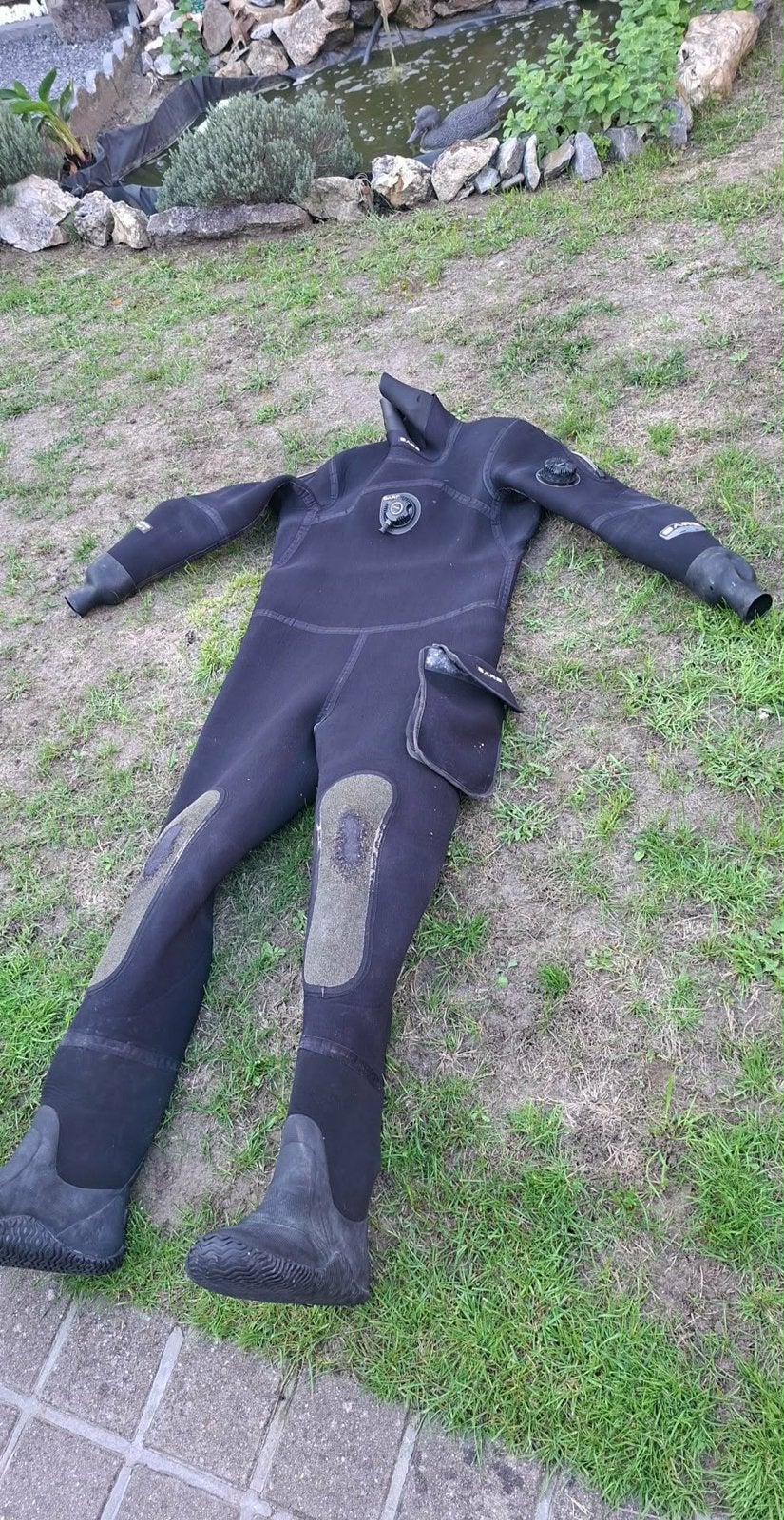 Combinaison de plonger D6 pro dry taille XXL, Sports nautiques & Bateaux, Enlèvement, Utilisé
