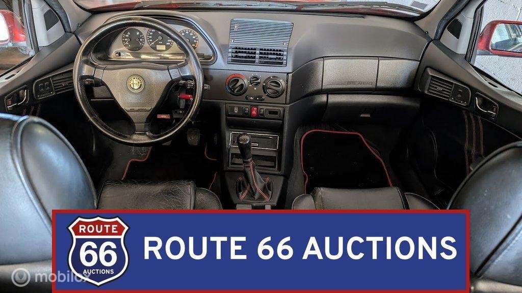 Alfa Romeo 145 Quadrifoglio | 1997 | Route 66 Auctions, Zwart, Bedrijf, Handgeschakeld, Overige carrosserie