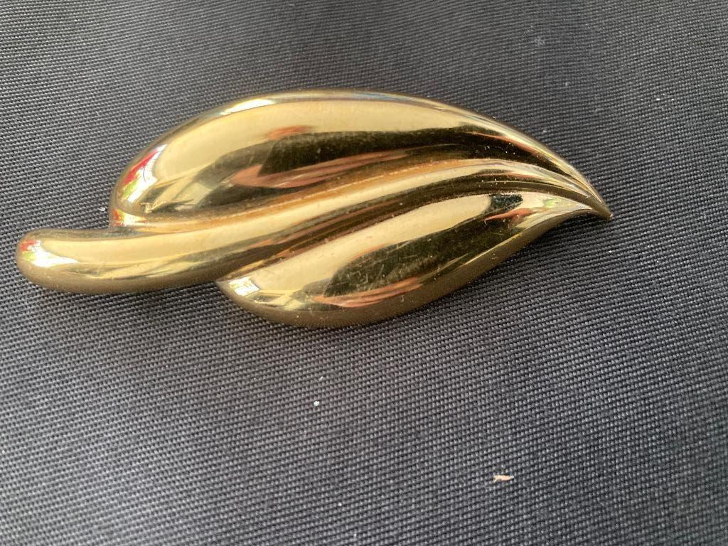 Broche Dior vintage verguld 24K, Handtassen en Accessoires, Ophalen of Verzenden, Broche, Verguld