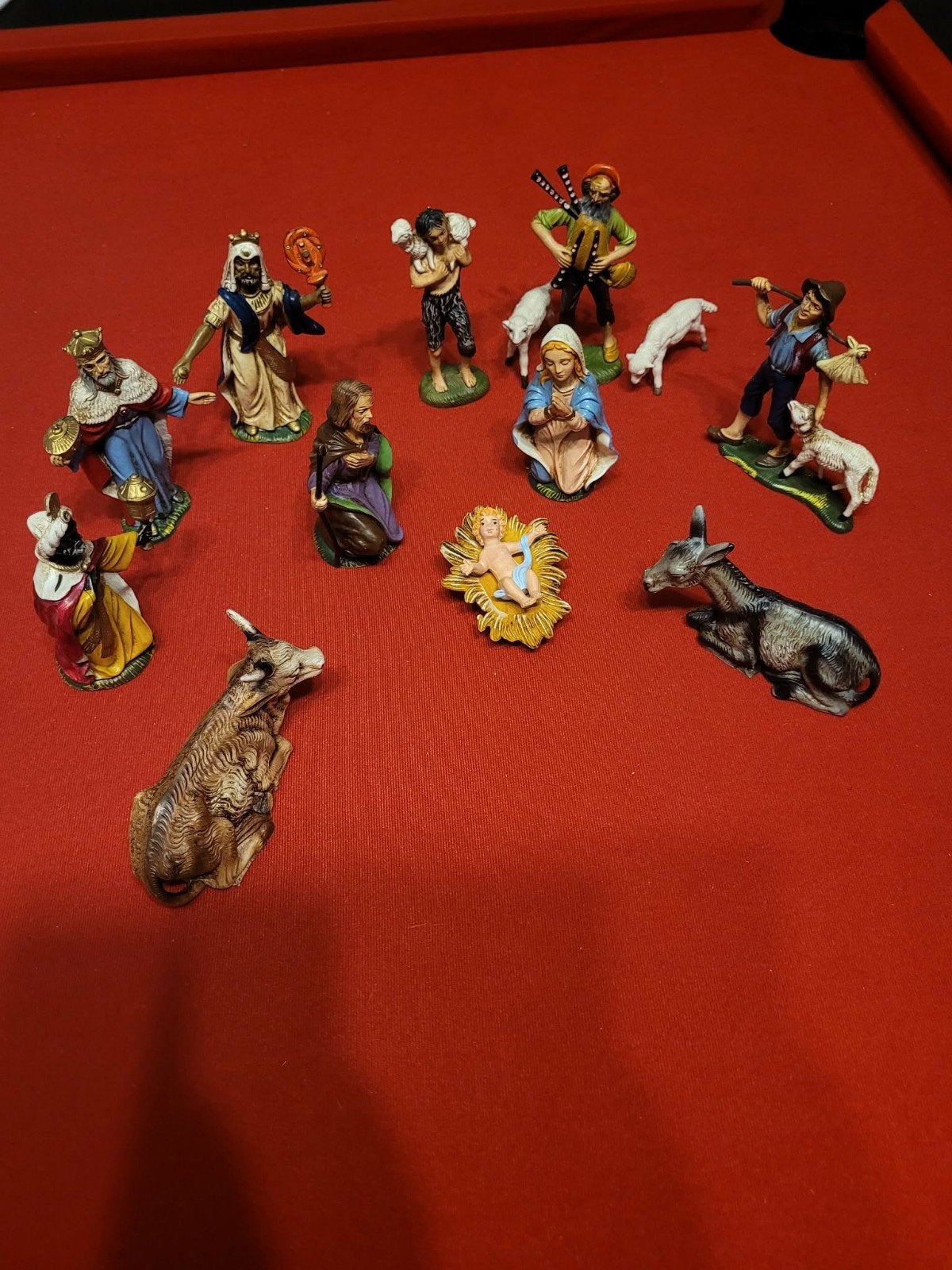 Ancienne crèche en plastique dur italienne, Divers, Enlèvement