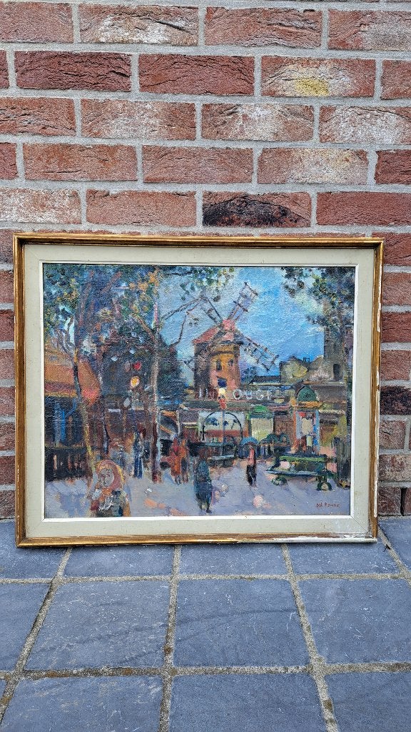 Olieverf op canvas/Pol Renar, Ophalen, Olieverf, Doek
