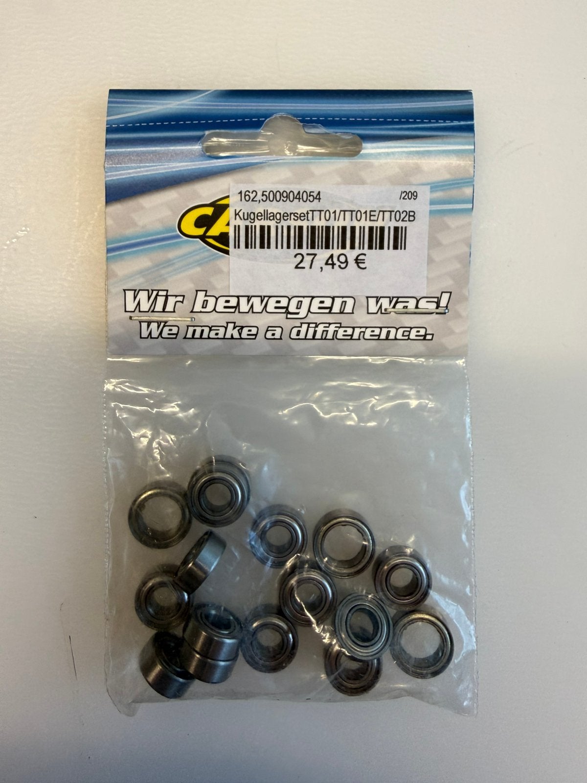 Tamiya/Carson kogellagerset TT01,TT01E,TT02B RC,1/10,1:10, Hobby en Vrije tijd, Ophalen of Verzenden, Nieuw