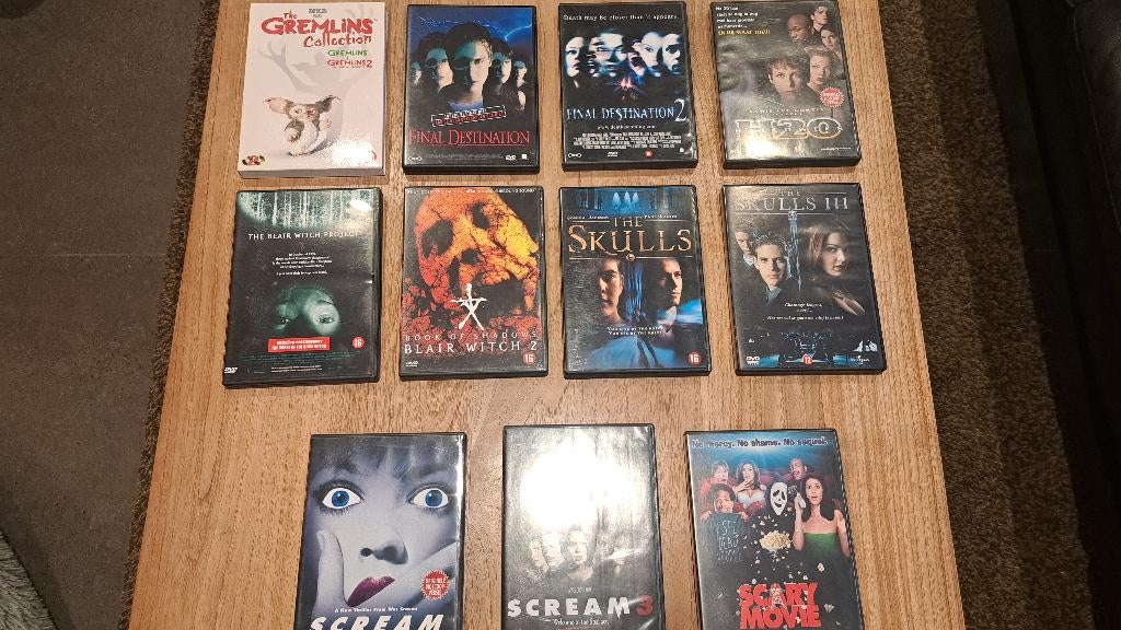 DVD-pakket uit mijn collectie – Horror/thriller, Ophalen, Gebruikt, Overige genres