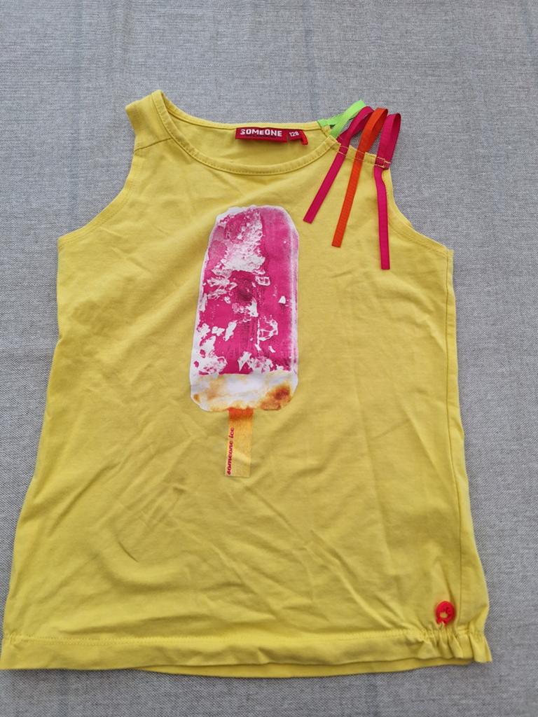 Topje someone zonder mouwen maat 128, Kinderen en Baby's, Kinderkleding | Maat 128, Ophalen