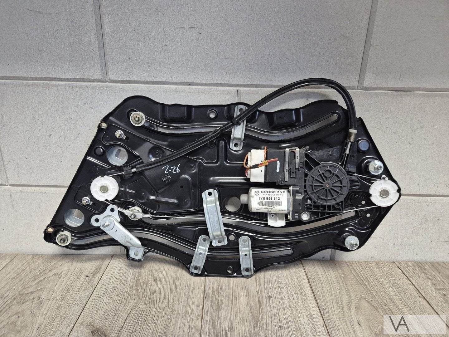 VW New Beetle cabrio raammechaniek GEREVISEERD rechts achter, Autos : Pièces & Accessoires, Volkswagen, -, Utilisé, -