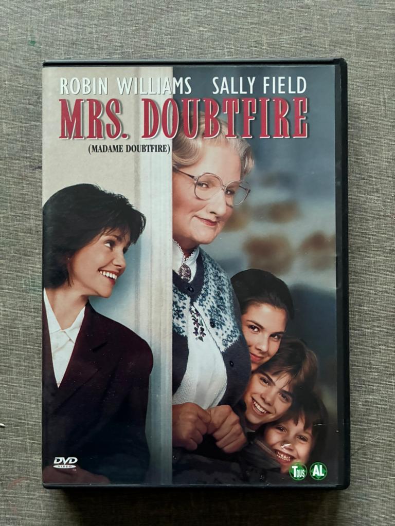 DVD - Mrs. Doubtfire, Cd's en Dvd's, Dvd's | Komedie, Alle leeftijden, Ophalen of Verzenden, Zo goed als nieuw
