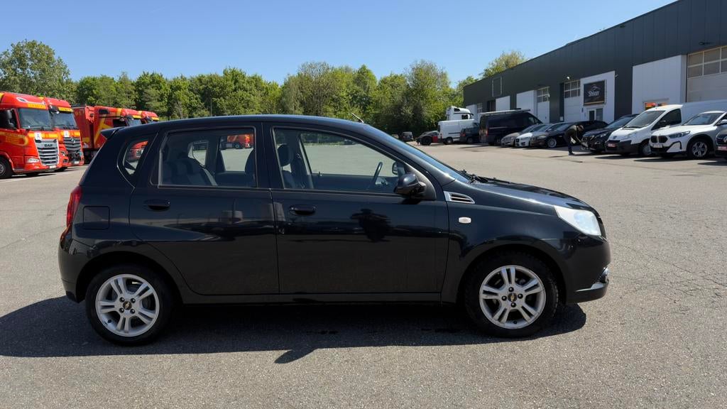 Chevrolet Aveo 1.4 i 16v LT Airco GARANTIE, 100 kW, Testrit aan huis, 140 g/km, Zwart