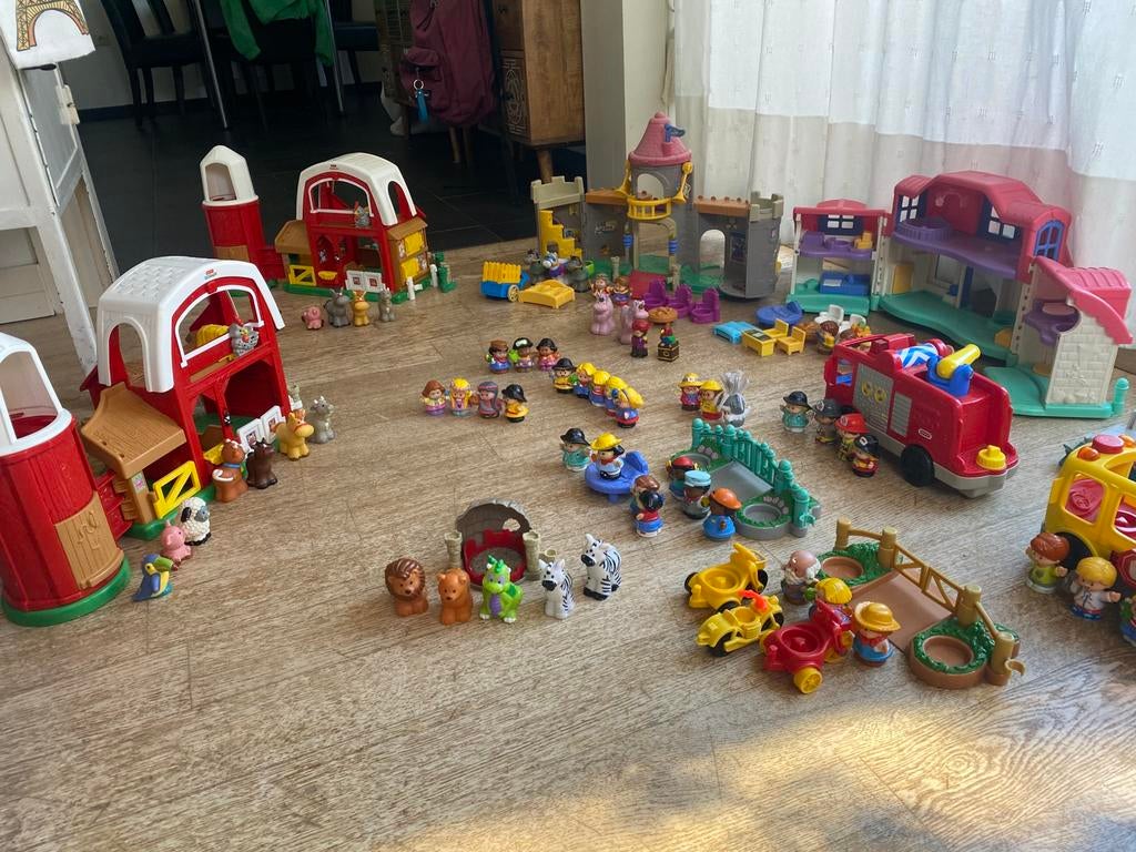 Little people (fisher price), Kinderen en Baby's, Speelgoed | Fisher-Price, Ophalen, Gebruikt, Speelset, Met geluid