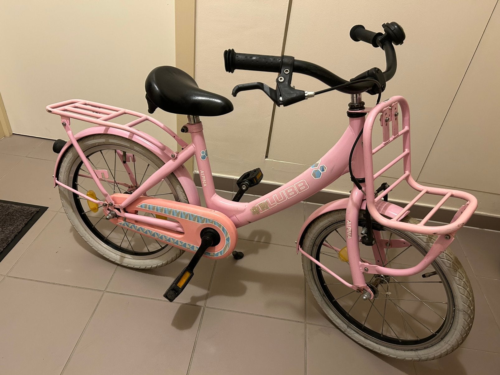 Vélo fille Alpina Clubb 18", Fietsen en Brommers, Ophalen, Gebruikt, Terugtraprem, 18 inch