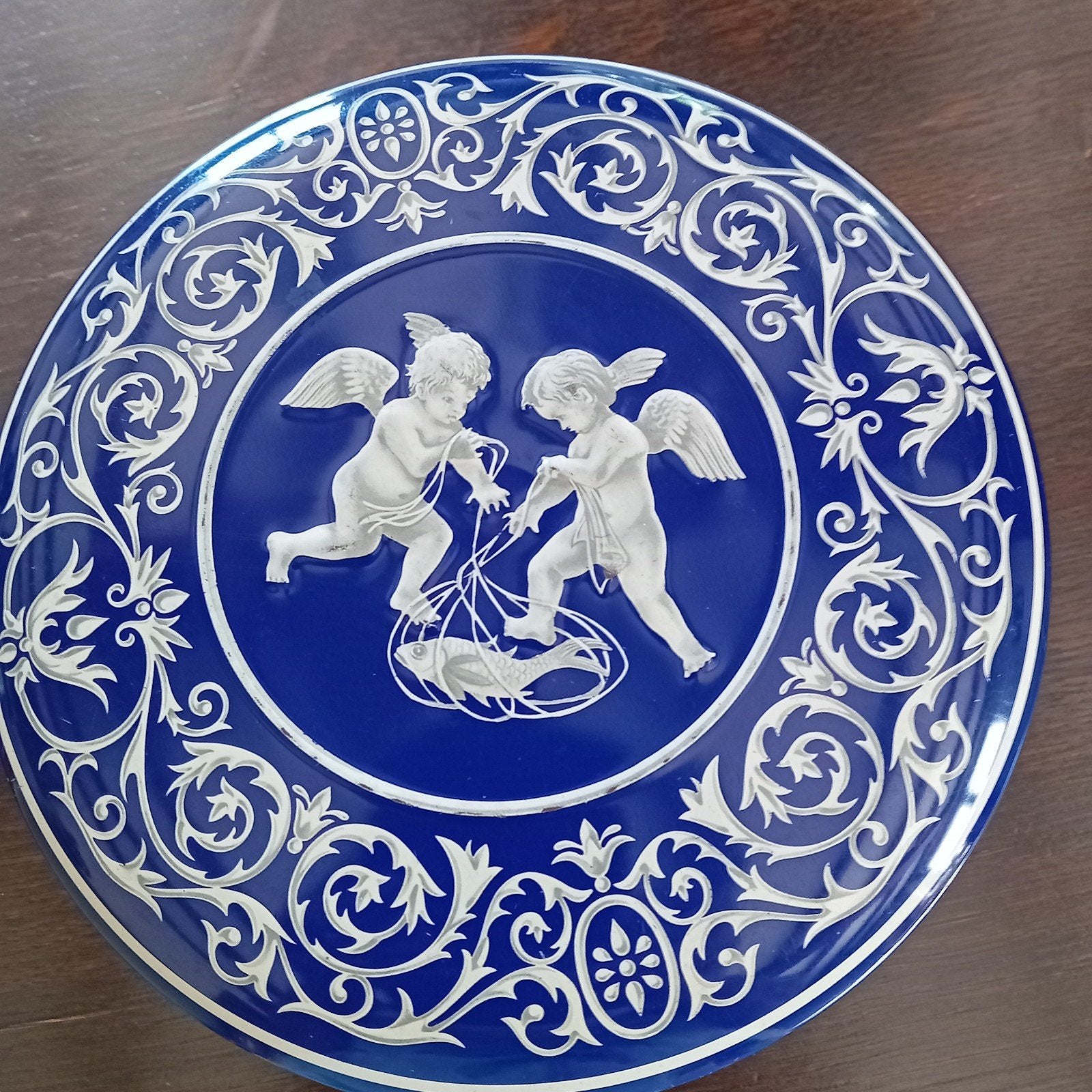 Vintage koekjestrommel van General bescuits, Ophalen, Beschuit