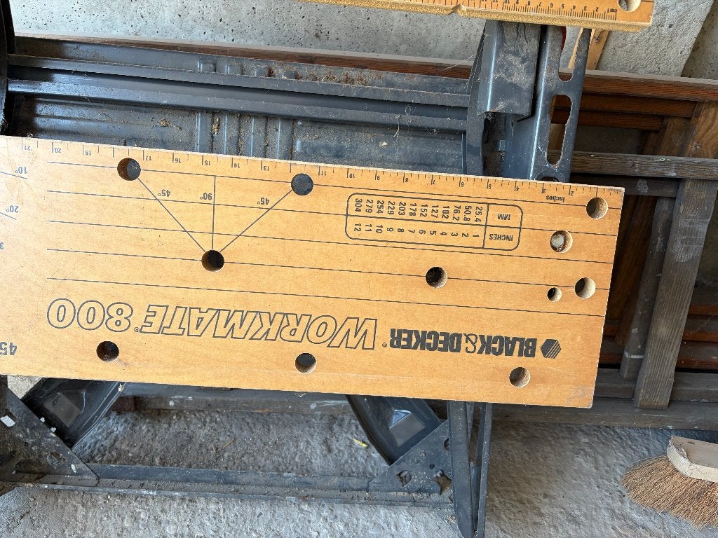 Werkbank, Ophalen, Gebruikt, 70 tot 120 cm, Inklapbaar