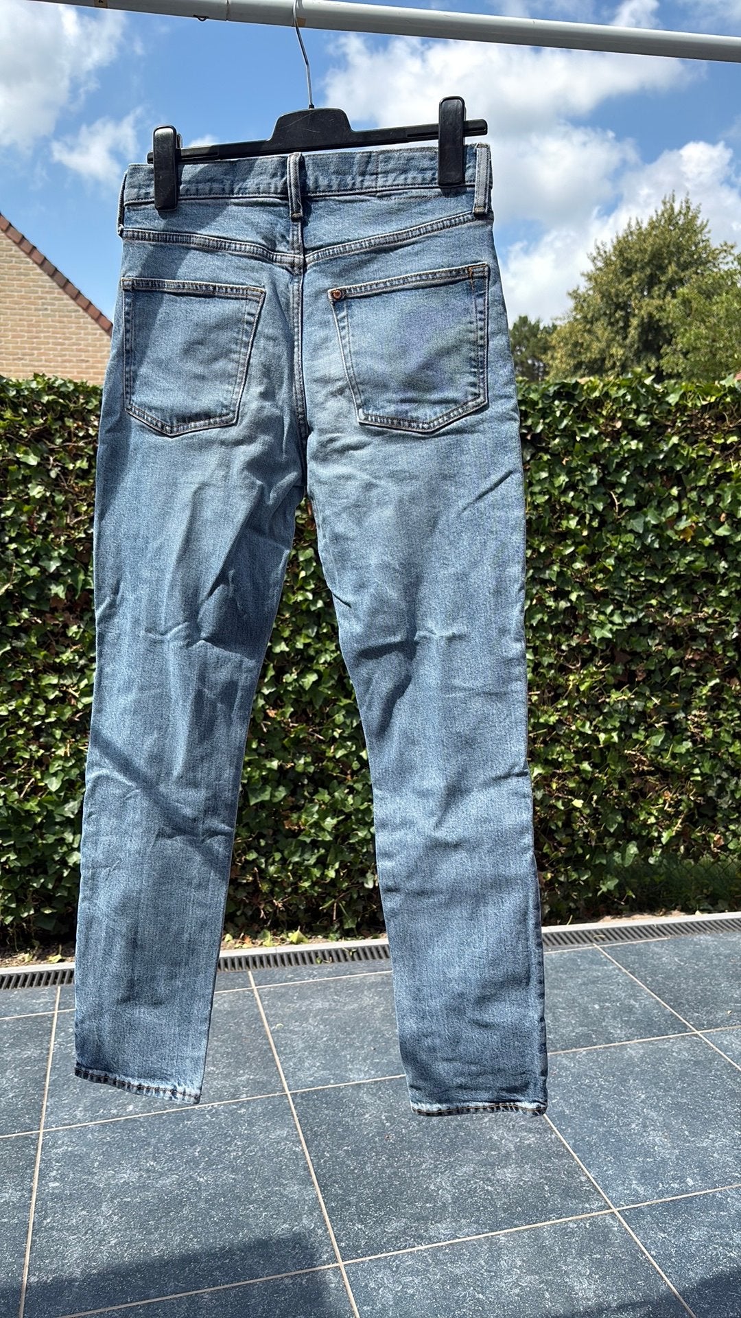 Jeans slim, Kleding | Heren, Spijkerbroeken en Jeans, Ophalen, Zo goed als nieuw, Blauw