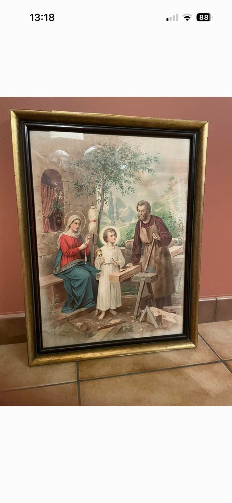 Dessin de Mary Joseph Jesus, Antiquités & Art, Art | Peinture | Classique, Enlèvement ou Envoi, Dessin