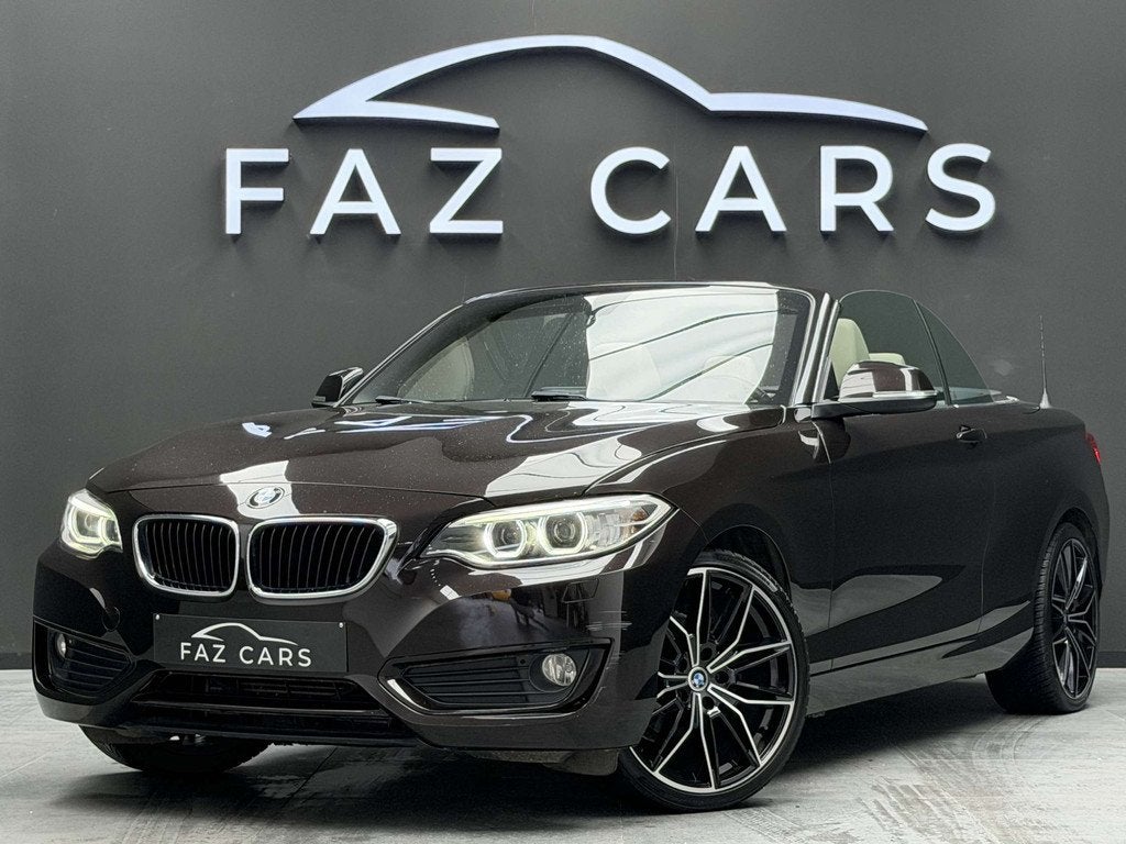 BMW 2 Serie 218 i Cabriolet * JANTES + CUIR + REGU + GARANTI, Auto's, BMW, 4 zetels, Achterwielaandrijving, 136 pk, Leder