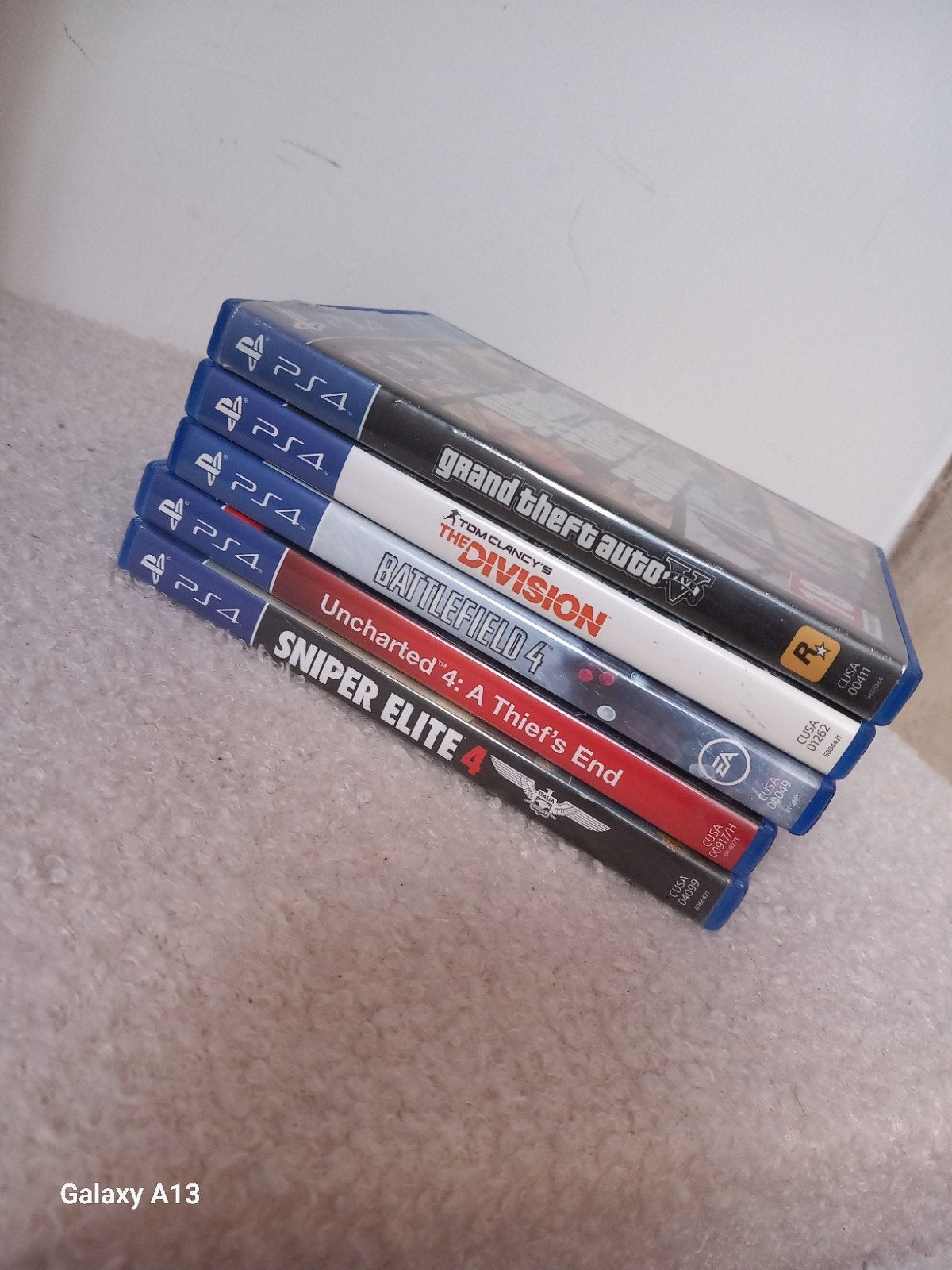 lot de 5 jeux PS4 compatible aussi ps5 prix négociable, Ophalen