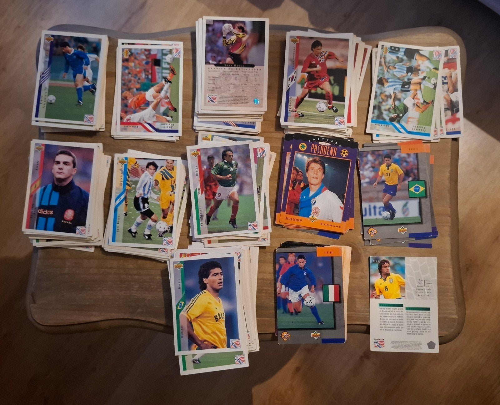 Upper Deck 227 verschillende afbeeldingen usa 94 soccer wm 1, Ophalen of Verzenden