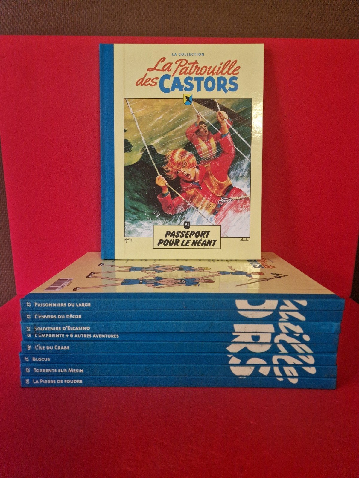 lot de 9 bd la collection la patrouille des castors 21 à 30, Livres, Enlèvement ou Envoi