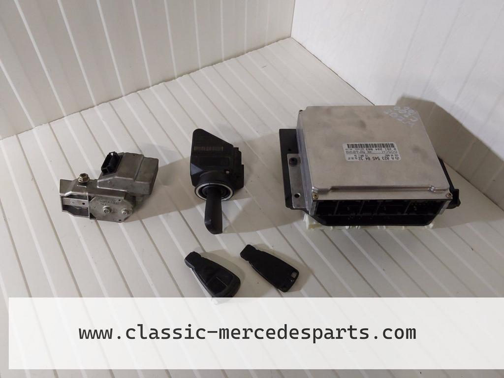 Contactslot set met ECU Mercedes W202 C200, Gebruikt, -, -, Ophalen of Verzenden