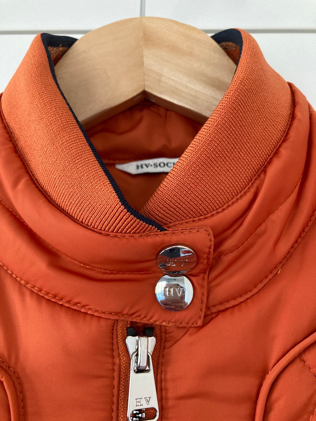 Veste courte HV Polo Society taille 38, Enlèvement ou Envoi, Comme neuf, Taille 38/40 (M), Orange