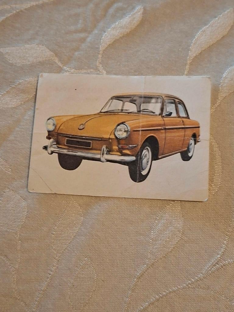 Verzamelprentje/Volkswagen 1500/Chocolade Jacques, Enlèvement ou Envoi, Utilisé, Affiche, Image ou Autocollant