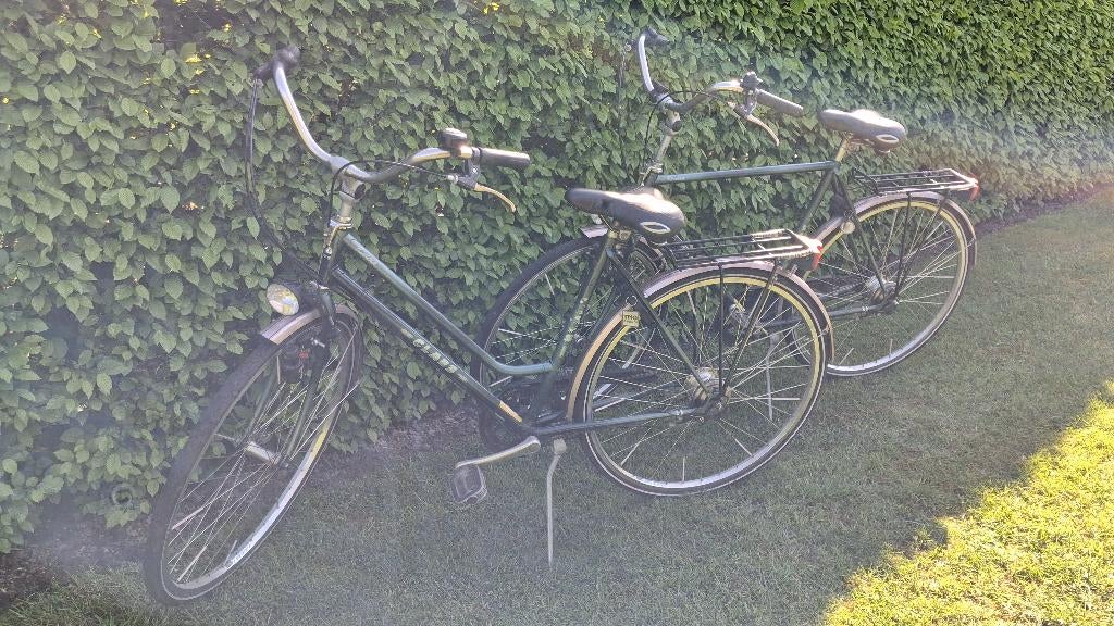 2 fietsen dames/heren in perfecte staat, Ophalen, Gebruikt, Velgrem, Versnellingen