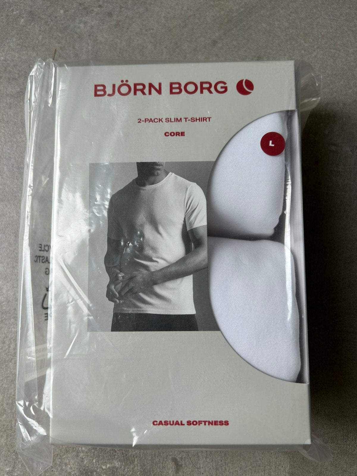 Bjorn borg - Set 2 onderhemdjes heren. Maat L. Nieuw, Kleding | Heren, Ondergoed, Ophalen of Verzenden, Wit, Hemd