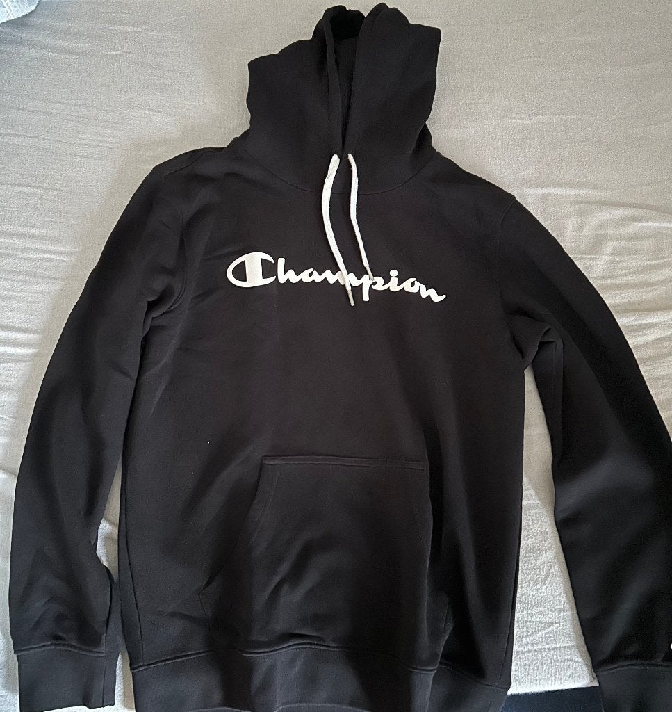 Zwarte Champion Hoodie, maat M, Enlèvement ou Envoi, Champion, Porté, Taille 48/50 (M)