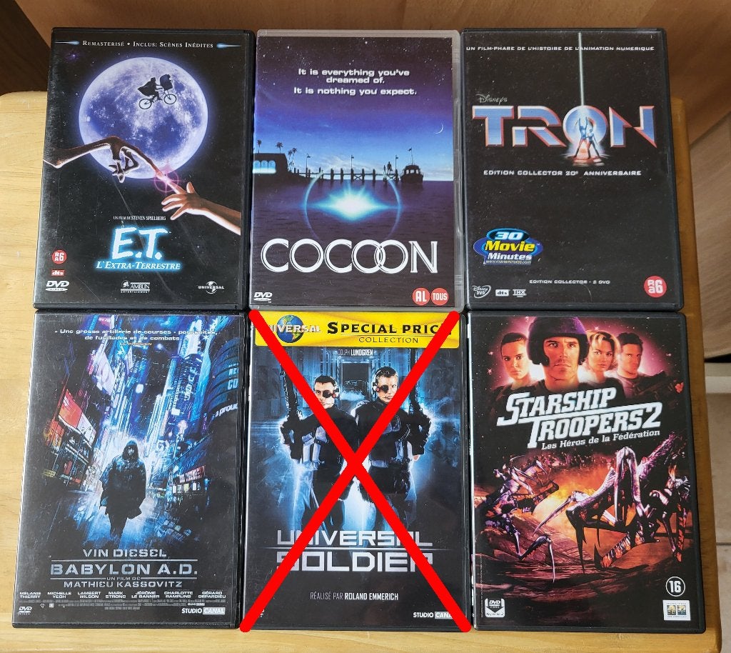 Lot DVD films de science-fiction (SF), Cd's en Dvd's, Ophalen, Science Fiction