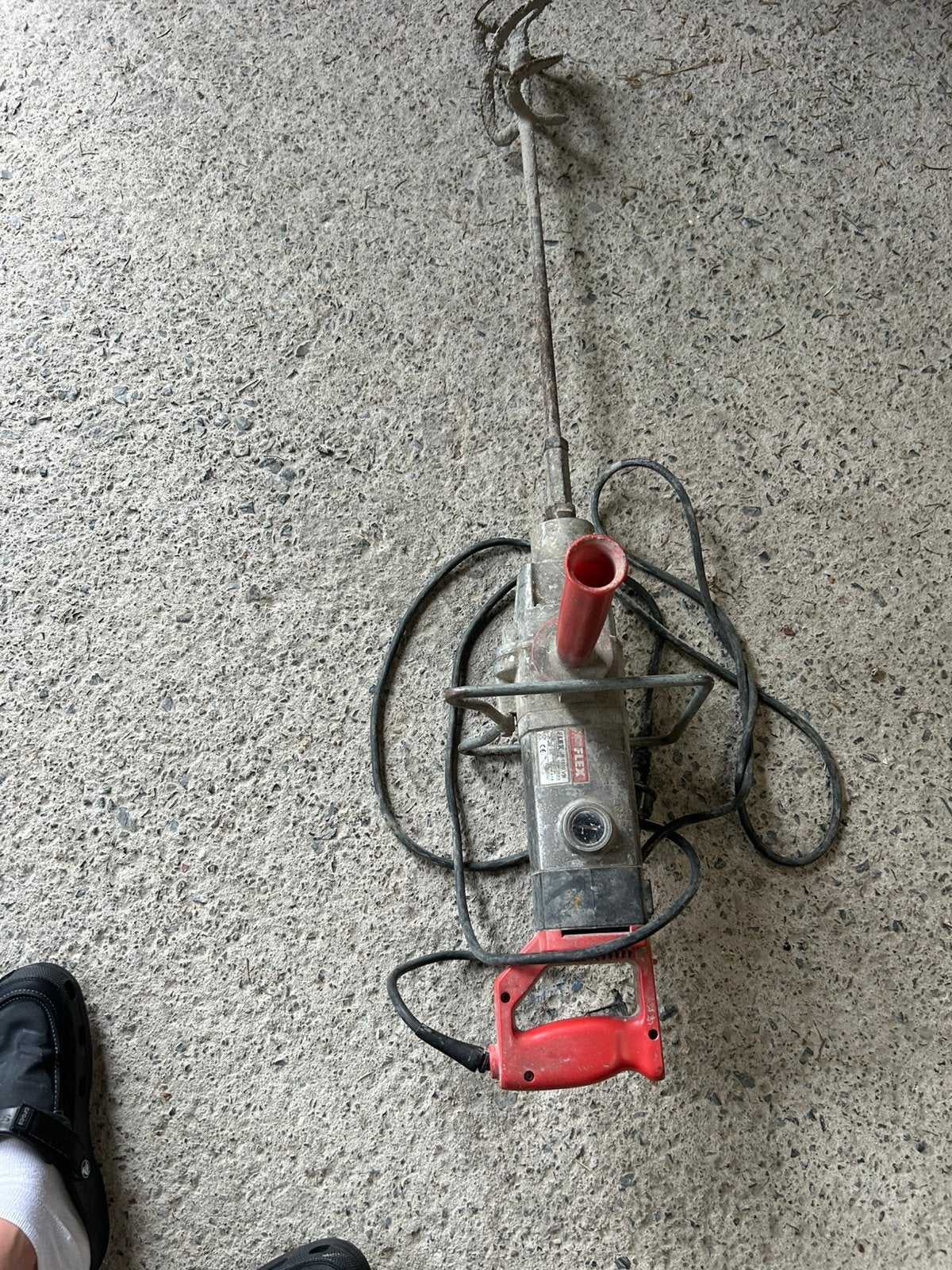 Flex betonmixer 1800w, Ophalen, Gebruikt, 1200 watt of meer, Overige typen