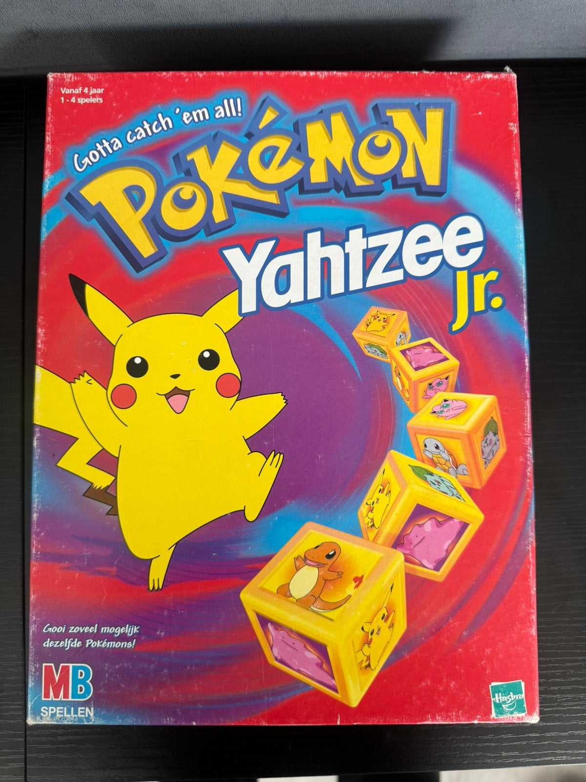 Pokemom Yahtzee, Ophalen, Gebruikt