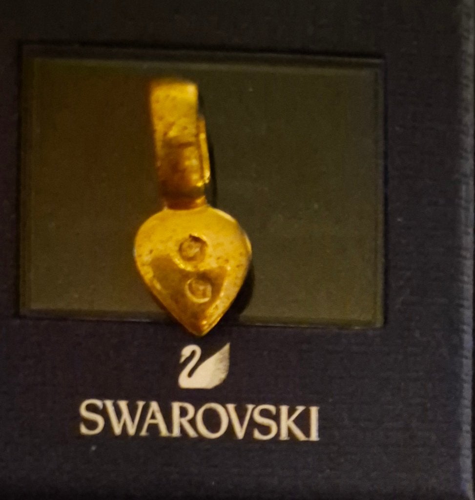 mooie swarovski hanger, Verzamelen, Ophalen of Verzenden, Zo goed als nieuw, Sieraad of Horloge