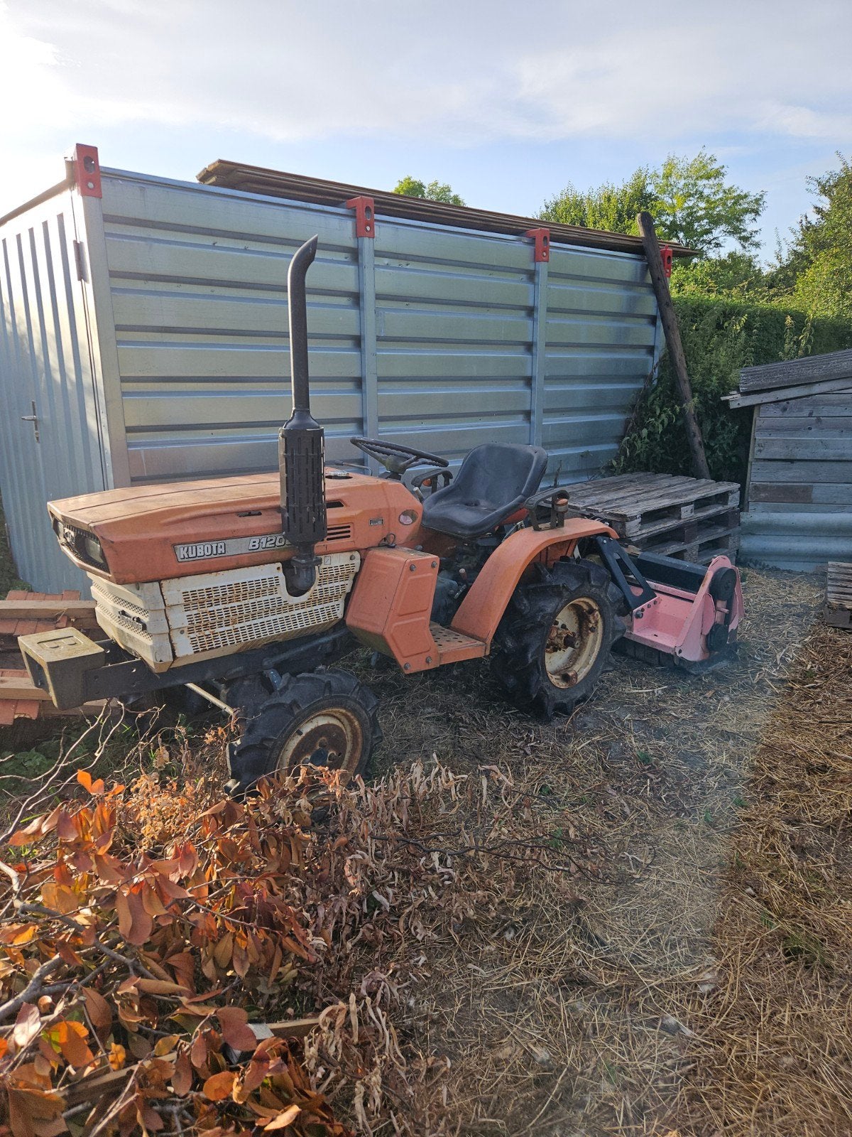 micro tracteur kubota 1200, Enlèvement