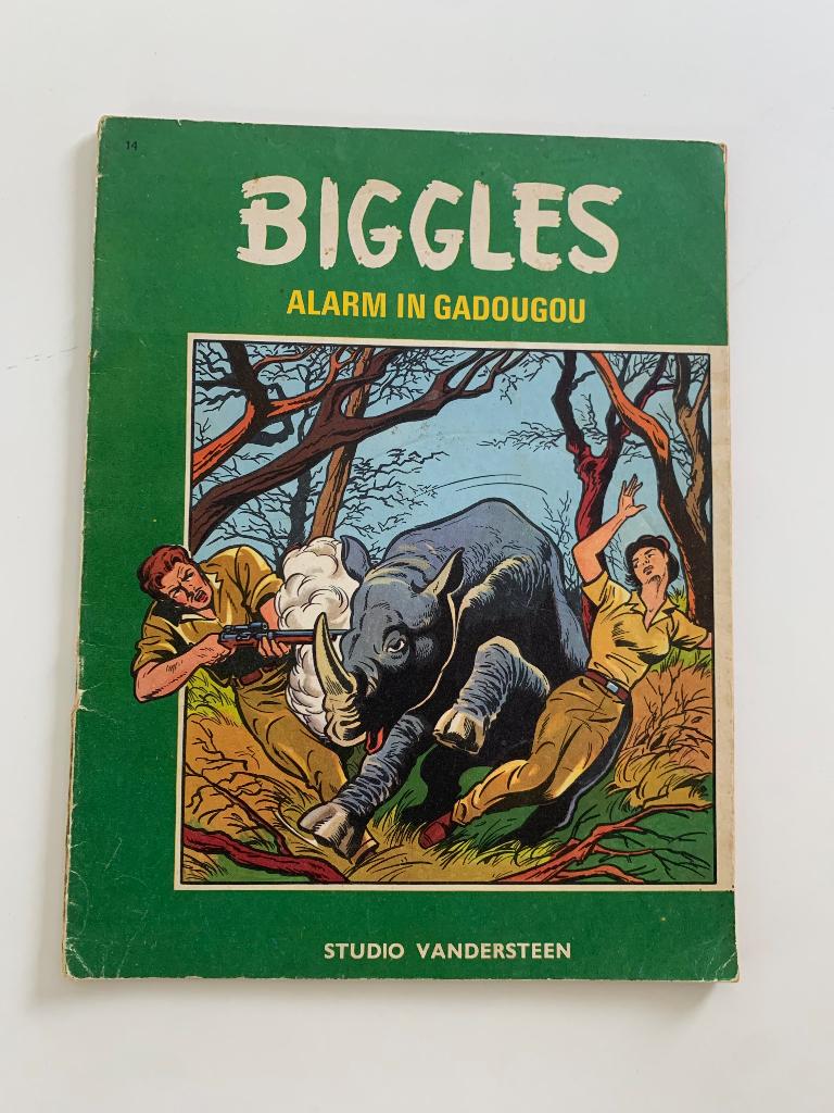 Biggles nr. 14, Alarm Gadougou, Eén stripboek, Ophalen of Verzenden, Gelezen