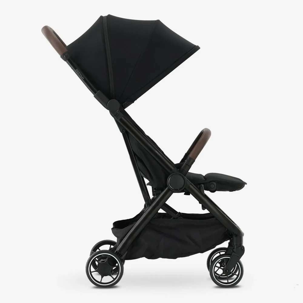 DERYAN Air-Buggy – Lichtgewicht Reisbuggy - Zwart, Enlèvement ou Envoi, Comme neuf, Autres marques, Dossier réglable