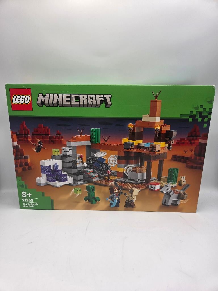 Lego Minecraft 21263 The Badlands Mineshaft, Minecraft, Nieuw, Ophalen of Verzenden, Complete set