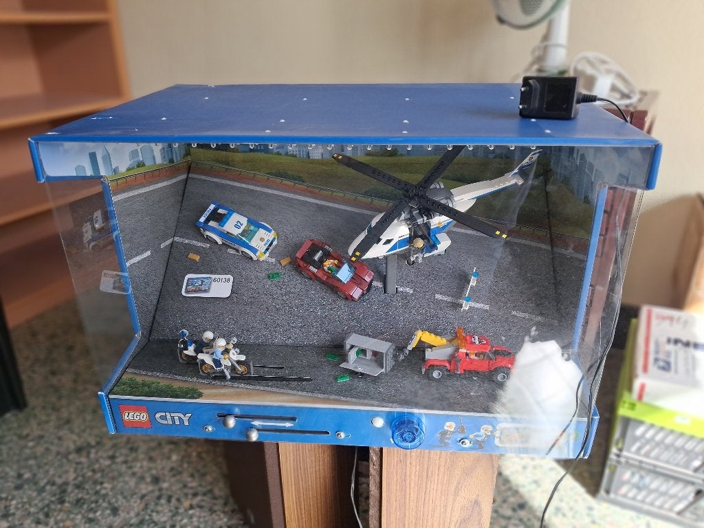 Lego diorama de magasin City Police 60136 avec son  lumière, City, Lego, Ensemble complet, Enlèvement