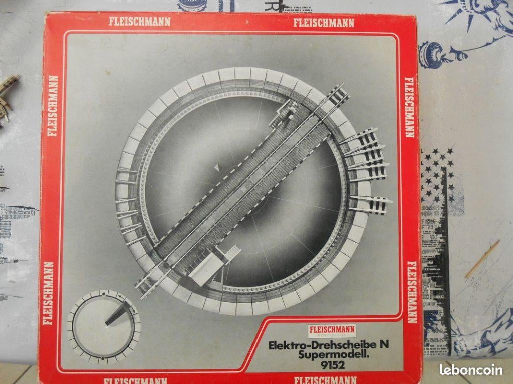 Fleischmann N Pont Tournant Electrique NEUF Réf: 9152, Treinset, Fleischmann, Nieuw, Ophalen of Verzenden