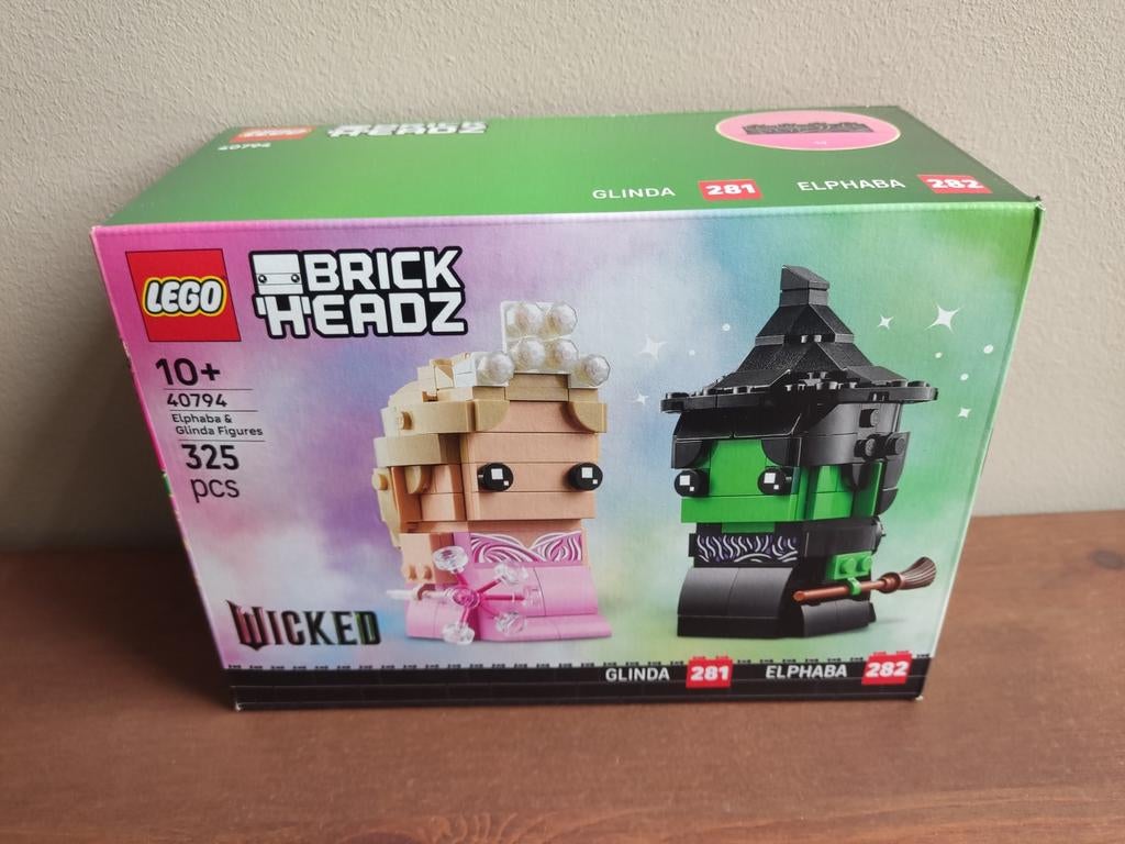 Lego Brickheadz 40794 Elphaba & Glinda, Enfants & Bébés, Neuf, Enlèvement ou Envoi, BrickHeadz, Lego